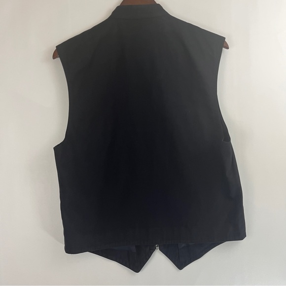 Versace Vest Womens Medium Black Jeans Couture Size M Medium Medusa Pulls Zip Up - Picture 10 of 16